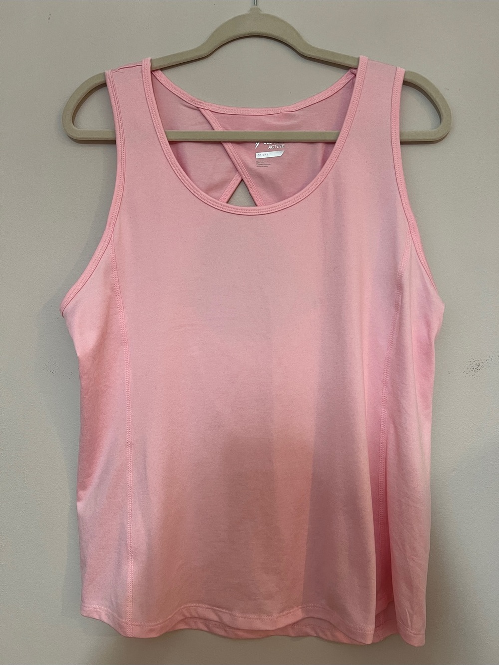 Old Navy Active Pink Cross-Back Tank Top SZ XL Lightweight Breathable